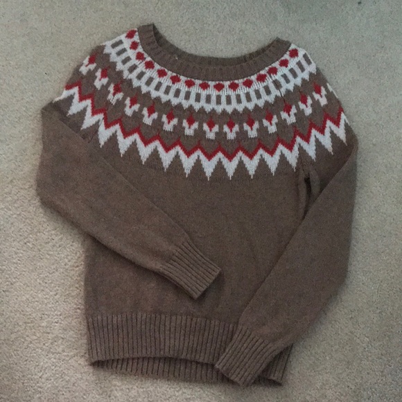 white holiday sweater